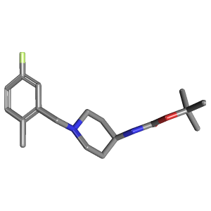 甲基苄基-氨基甲酸叔丁酯(C18H27FN2O2),CAS 1286274-68-7,「Fluorochem」T53256153-1g C18H27FN2O2_3D图