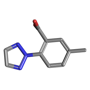 三唑_苯甲酸苏沃雷生中间体制备(C10H9N3O2),CAS 956317-36-5报价,「麦克林」M53260165-5g C10H9N3O2_3D图
