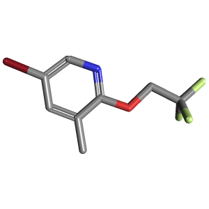 甲基_吡啶(C8H7BrF3NO),CAS 1187930-58-0,「Fluorochem」B53408114-1g C8H7BrF3NO_3D图
