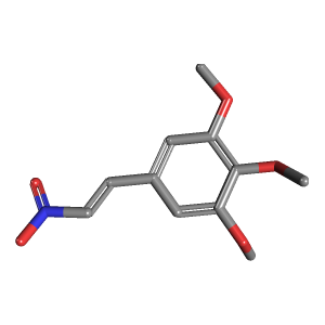 硝基乙烯基-苯(C11H13NO5),CAS 40663-31-8,「Fluorochem」T5354916-1g C11H13NO5_3D图
