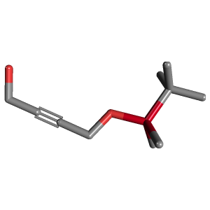 叔丁基二甲基硅烷氧基-丁基(C10H20O2Si),CAS 86120-46-9,「Fluorochem」T5461845-250mg C10H20O2Si_3D图