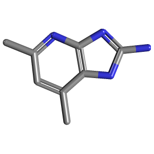 咪唑并_胺(C8H10N4),CAS 132898-05-6,「Fluorochem」D5491549-5g C8H10N4_3D图