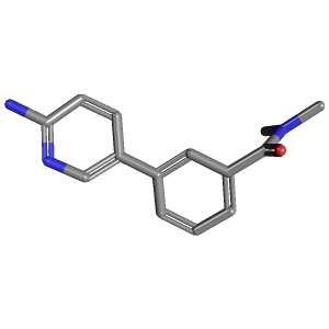 3-(6-氨基吡啶-3-Yl)-N_N-二甲基苯甲酰胺制备,CAS 1314988-25-4报价,「源叶」A56777429-500mg C14H15N3O_3D图