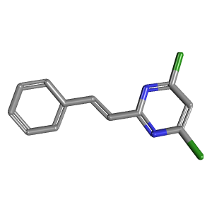 C12H8Cl2N2_3D图