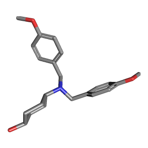 (1r_4r)-4-(双(4-甲氧基苄基)氨基)环己醇制备,CAS 1349185-17-6报价,「Fluorochem」R58548570-500mg C22H29NO3_3D图