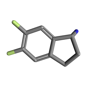 二氟_胺(C9H9F2N),CAS 916214-29-4,「麦克林」S59379534-250mg C9H9F2N_3D图