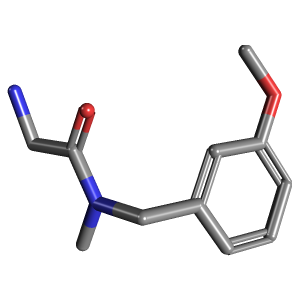 氨基_乙酰胺(C11H16N2O2),CAS 1179725-69-9,「Fluorochem」A60642431-500mg C11H16N2O2_3D图