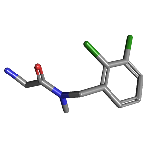 二氯苄基-乙酰胺(C10H12Cl2N2O),CAS 1179904-56-3,「Fluorochem」A60937648-500mg C10H12Cl2N2O_3D图