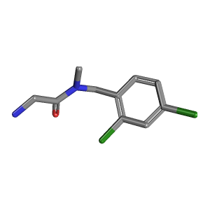 氨基_乙酰胺(C10H12Cl2N2O),CAS 1183165-67-4,「Fluorochem」A60939373-500mg C10H12Cl2N2O_3D图