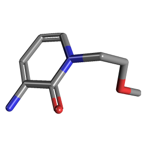 吡啶_酮(C8H12N2O2),CAS 1249057-53-1,「麦克林」A62102773-100mg C8H12N2O2_3D图