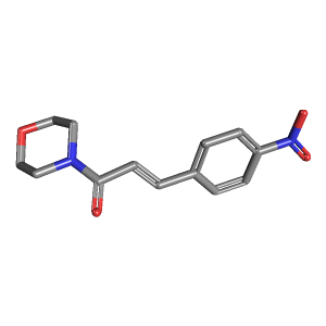 硝基苯基-吗啉(C13H14N2O4),CAS 21497-13-2,「Fluorochem」E6242152-1g C13H14N2O4_3D图