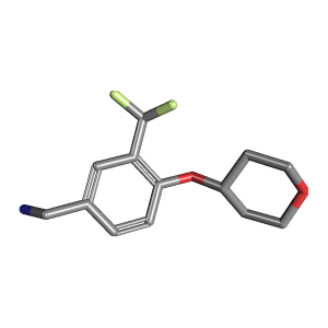 恶烷_甲胺(C13H16F3NO2),CAS 1241910-99-5,「Fluorochem」O63936623-1g C13H16F3NO2_3D图