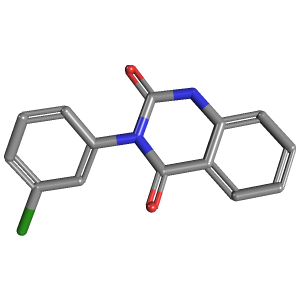 3-(3-氯苯基)喹唑啉-2,4(1H_3H)-二酮制备,CAS 2473-93-0报价,「Fluorochem」C659914-1g C14H9ClN2O2_3D图