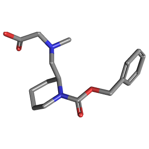 羧甲基甲基氨基-羧酸苄基酯(C17H24N2O4),CAS 1353962-14-7,「Fluorochem」C66563955-500mg C17H24N2O4_3D图
