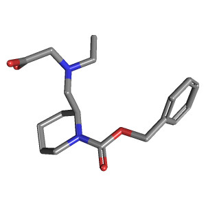 哌啶-羧酸苄基酯(C18H26N2O4),CAS 1353986-69-2,「Fluorochem」C66564245-500mg C18H26N2O4_3D图