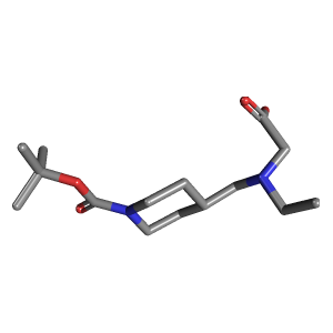 羧甲基乙基氨基-羧酸叔丁酯(C15H28N2O4),CAS 1353943-54-0,「Fluorochem」C66564597-500mg C15H28N2O4_3D图