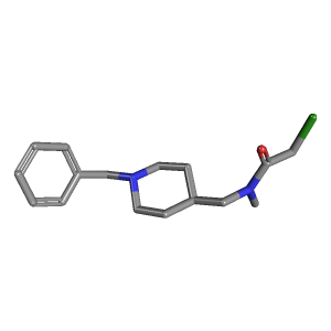 乙基-甲基乙酰胺(C16H23ClN2O),CAS 1353965-88-4,「Fluorochem」N66565142-500mg C16H23ClN2O_3D图
