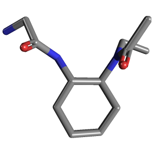 环己基_乙酰胺(C12H23N3O2),CAS 1353945-65-9,「Fluorochem」N66567551-500mg C12H23N3O2_3D图