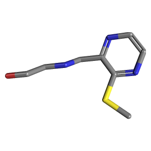 甲基_乙醇(C8H13N3OS),CAS 1353960-09-4,「Fluorochem」M66568746-500mg C8H13N3OS_3D图