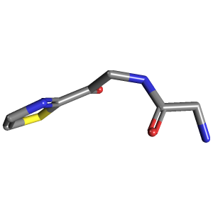 氨基_乙酰胺(C7H9N3O2S),CAS 1353952-52-9,「Fluorochem」A66568990-500mg C7H9N3O2S_3D图