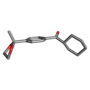 环己_苯基酮(C17H22O3),CAS 1346523-52-1,「Fluorochem」C66570579-2g C17H22O3_3D图
