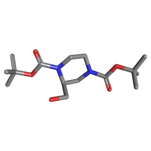 羟甲基_哌嗪(C15H28N2O5),CAS 1159598-21-6,「Fluorochem」R66583152-250mg C15H28N2O5_3D图