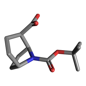氮杂二环-羧酸(C13H21NO4),CAS 1366053-52-2,「阿拉丁」B66801490-250mg C13H21NO4_3D图