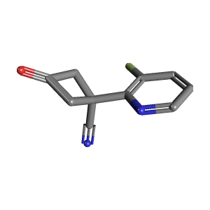 氟吡啶_碳腈(C10H7FN2O),CAS 1344145-36-3,「安耐吉」F67453141-5g C10H7FN2O_3D图