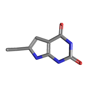 乙基_二醇(C8H9N3O2),CAS 1275608-16-6,「Fluorochem」E68387390-250mg C8H9N3O2_3D图