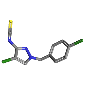 异硫氰酸-吡唑(C11H7Cl2N3S),CAS 1004194-59-5,「Fluorochem」C7017366-250mg C11H7Cl2N3S_3D图