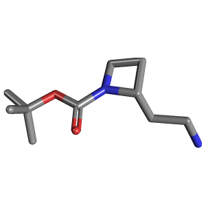 氮杂环丁烷-羧酸叔丁酯(C10H20N2O2),CAS 2102410-79-5,「Fluorochem」T70229828-0.25g C10H20N2O2_3D图
