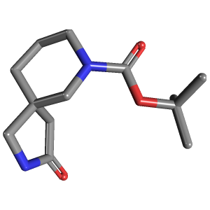 氧代-羧酸叔丁酯(C13H22N2O3),CAS 1158750-91-4,「Fluorochem」T71304662-1g C13H22N2O3_3D图