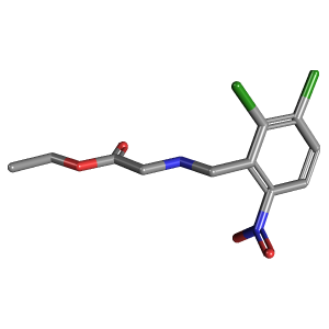 二氯苄基-甘氨酸(C11H12Cl2N2O4),CAS 1246818-19-8,「源叶」E71316648-25mg C11H12Cl2N2O4_3D图