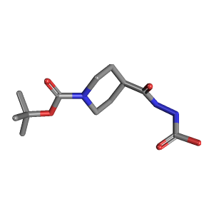 叔丁氧_肼羧酸(C12H21N3O5),CAS 1417355-45-3,「Fluorochem」T71668938-5g C12H21N3O5_3D图