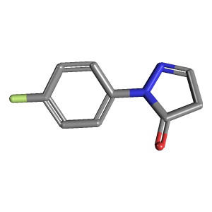 吡唑_酮(C9H7FN2O),CAS 1245149-27-2,「源叶」F71758029-10mg C9H7FN2O_3D图