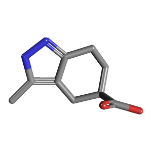 吲唑_羧酸(C9H12N2O2),CAS 1338247-49-6,「Alfa」M73357524-250mg C9H12N2O2_3D图