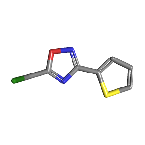 氯甲基_恶二唑(C7H5ClN2OS),CAS 63417-81-2,「Fluorochem」C736830-1g C7H5ClN2OS_3D图