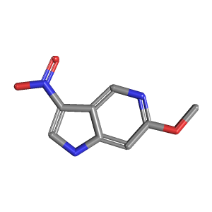 硝基_吡啶(C8H7N3O3),CAS 1190320-20-7,「安耐吉」M74891224-100mg C8H7N3O3_3D图