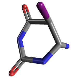 6-氨基-5-碘二氢嘧啶-2,4(1H_3H)-二酮制备,CAS 1785759-52-5报价,「Fluorochem」A75464783-1g C4H6IN3O2_3D图