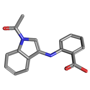 乙酰基_苯甲酸(C17H14N2O3),CAS 352548-58-4,「Fluorochem」A755475-250mg C17H14N2O3_3D图