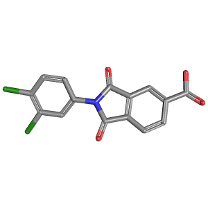 C15H7Cl2NO4_3D图