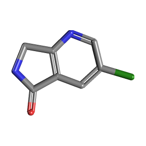 二氢吡咯并-酮(C7H5ClN2O),CAS 1256806-34-4,「Fluorochem」C76848612-1g C7H5ClN2O_3D图