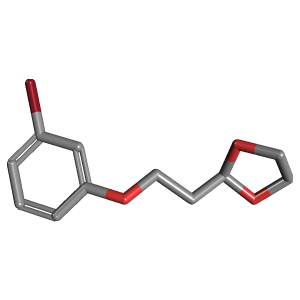 二氧杂环-苯(C11H13BrO3),CAS 1226248-97-0,「Fluorochem」B82093424-5g C11H13BrO3_3D图