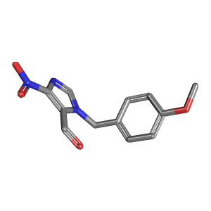 硝基_甲醛(C12H11N3O4),CAS 666749-58-2,「Fluorochem」M85945559-250mg C12H11N3O4_3D图
