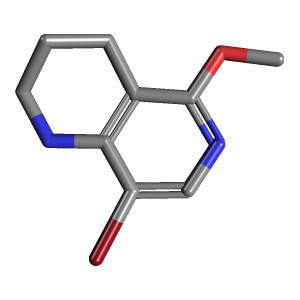 四氢_萘啶(C9H11BrN2O),CAS 1820711-91-8,「Fluorochem」B86261707-500mg C9H11BrN2O_3D图
