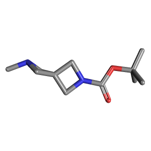 二氮螺-羧酸叔丁酯(C11H20N2O2),CAS 1628604-98-7,「阿拉丁」T90430519-250mg C11H20N2O2_3D图