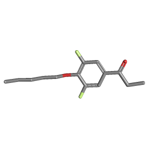 二氟_酮(C14H18F2O2),CAS 1443310-41-5,「Fluorochem」D91656058-1g C14H18F2O2_3D图
