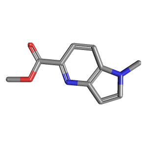 甲基-羧酸甲酯(C10H10N2O2),CAS 1956370-67-4,「Fluorochem」M96536650-250mg C10H10N2O2_3D图
