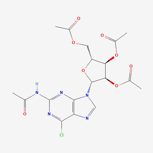 2-乙酰氨基-6-氯-9-（2'_3'_5'-三-O-乙酰基-β-D-核糖基）嘌呤,CAS 137896-02-7,「源叶」A11476924-250mg