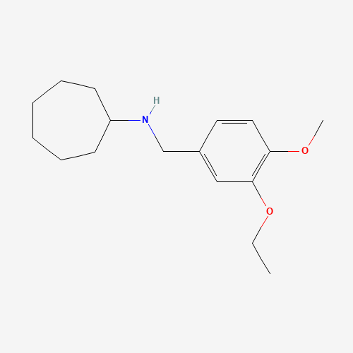 N-（3-乙氧基-4-甲氧基苄基）环庚胺,CAS 673446-42-9,「Fluorochem」N1395097-5g